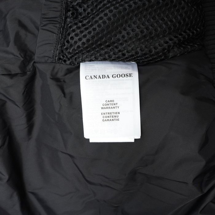 Yupoo Canada Goose puffer red logo patch Canada Goose down jacket puffer red hood Red 005