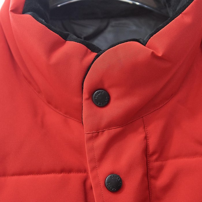 Yupoo Canada Goose puffer red patch vest Canada Goose down jacket puffer red patch vest Red 001