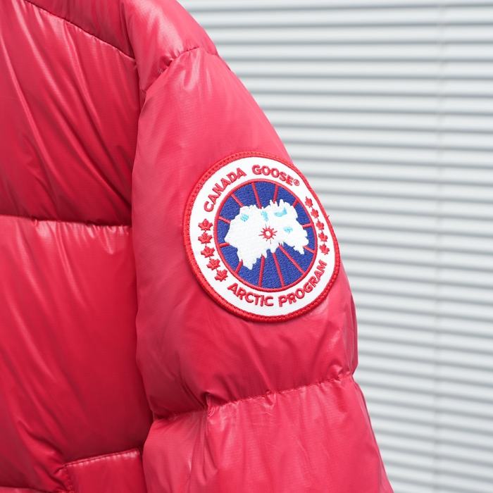 Yupoo Canada Goose puffer red zipper jacket Canada Goose down jacket puffer red zipper Red 006