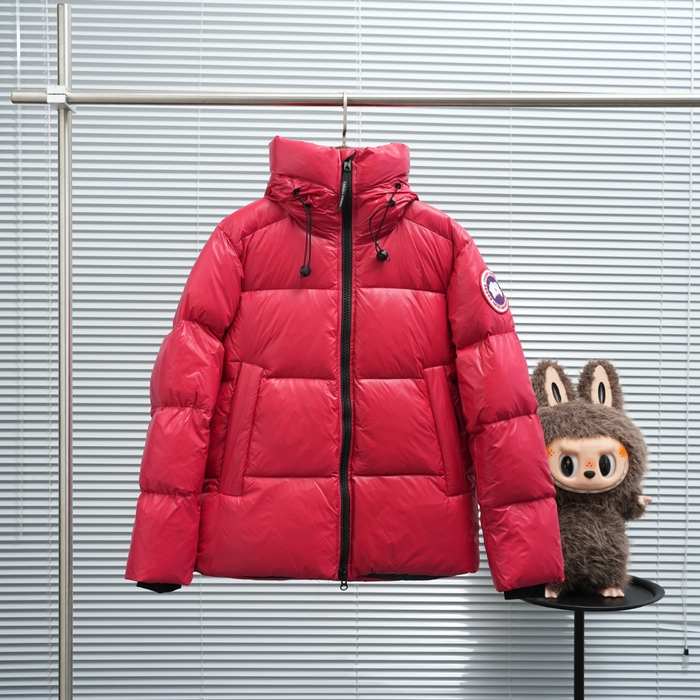 Yupoo Canada Goose puffer red zipper jacket Canada Goose down jacket puffer red zipper Red 006