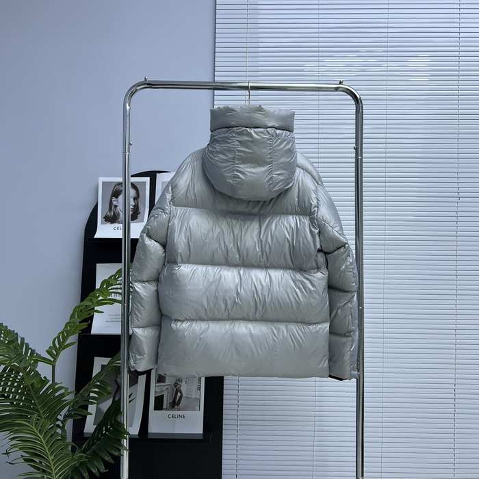 Yupoo Canada Goose puffer silver logo patch Canada Goose down jacket puffer silver badge Grey 014