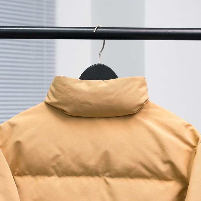 Yupoo Canada Goose puffer tan patch jacket Canada Goose down jacket puffer yellow badge patch Beige 005