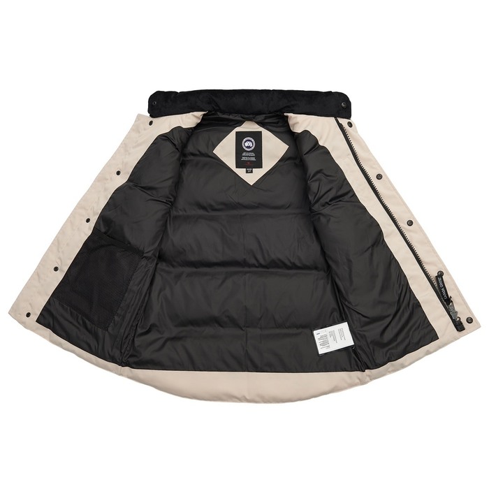 Yupoo Canada Goose puffer vest beige patch Canada Goose down jacket puffer beige patch vest Beige