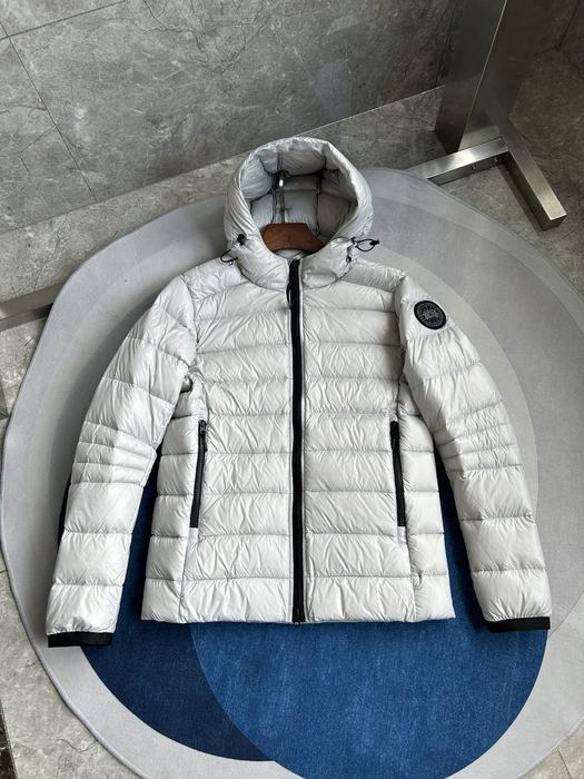 Yupoo Canada Goose puffer white hooded Canada Goose down jacket puffer white hooded White 004
