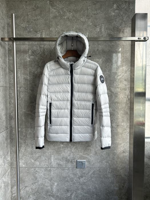 Yupoo Canada Goose puffer white hooded Canada Goose down jacket puffer white hooded White 004