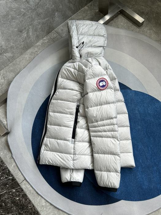 Yupoo Canada Goose puffer white hooded jacket Canada Goose down jacket puffer white hooded jacket Grey 005