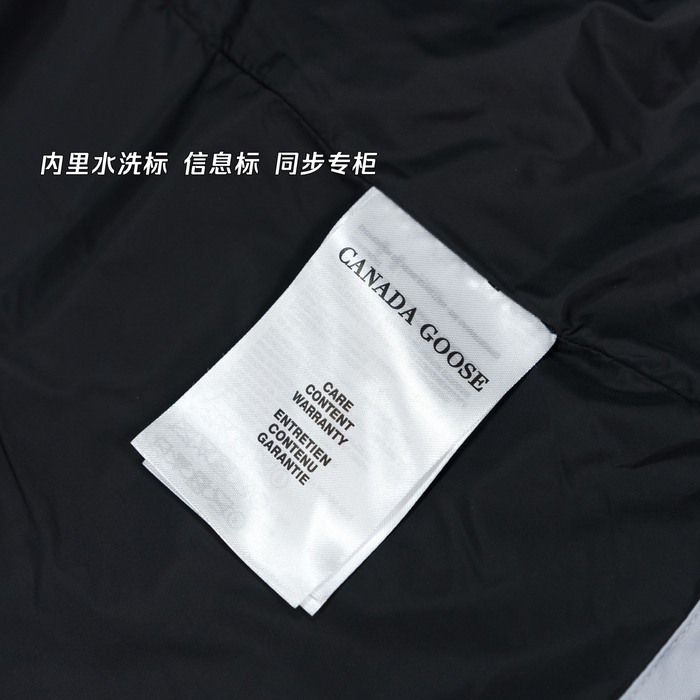 Yupoo Canada Goose puffer white quilted jacket Canada Goose down jacket puffer white patch jacket White 003