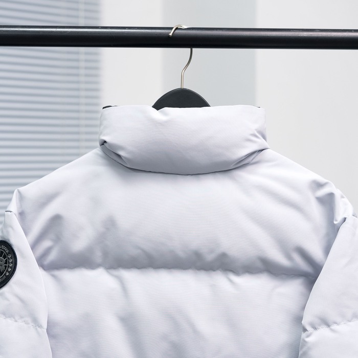 Yupoo Canada Goose puffer white quilted jacket Canada Goose down jacket puffer white patch jacket White 003