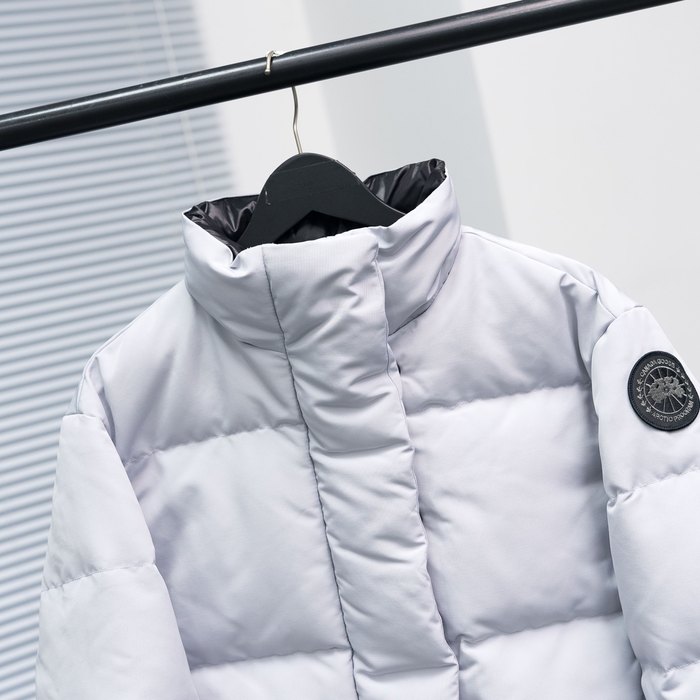Yupoo Canada Goose puffer white quilted jacket Canada Goose down jacket puffer white patch jacket White 003