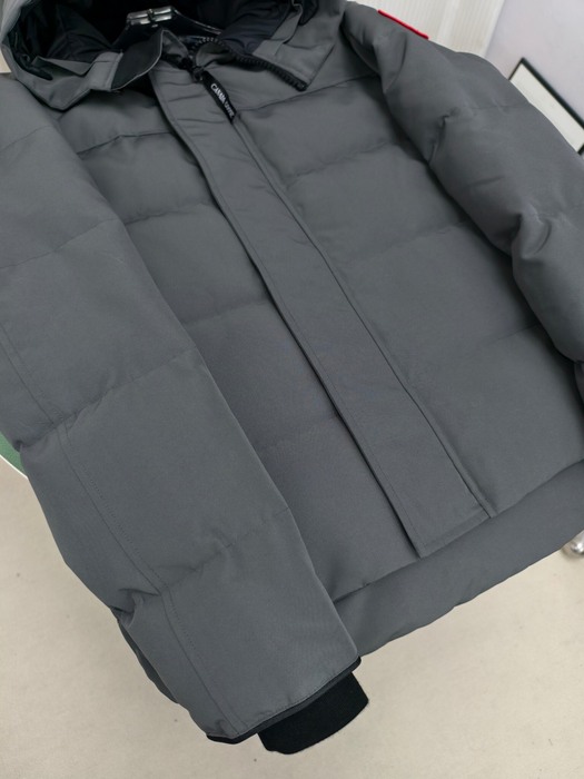 Yupoo Canada Goose unknown hat Canada Goose down jacket puffer black hooded jacket Grey 012