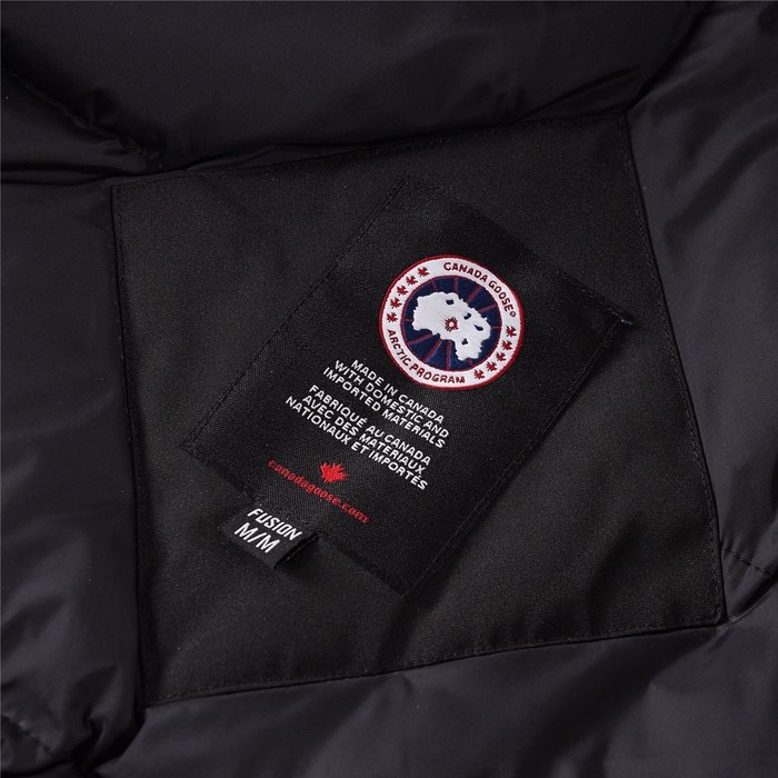 Yupoo Canada Goose winter black fur hood Canada Goose down jacket parka black fur hood Black 054