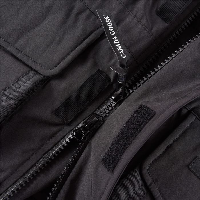 Yupoo Canada Goose winter black fur hood Canada Goose down jacket parka black fur hood Black 054