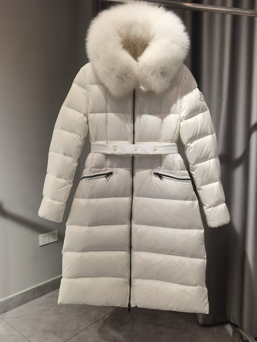 Clothing BOED long padded coat with fur collar White