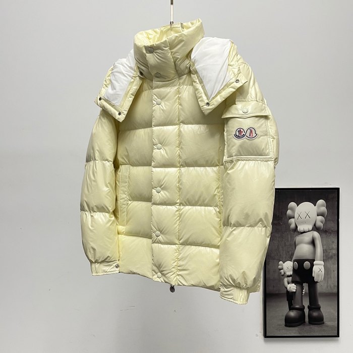 Clothing Moncler 70th Anniversary Hooded Down Jacket Beige