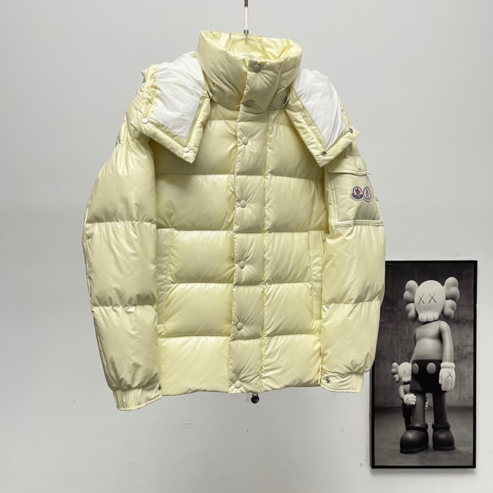Clothing Moncler 70th Anniversary Hooded Down Jacket Beige