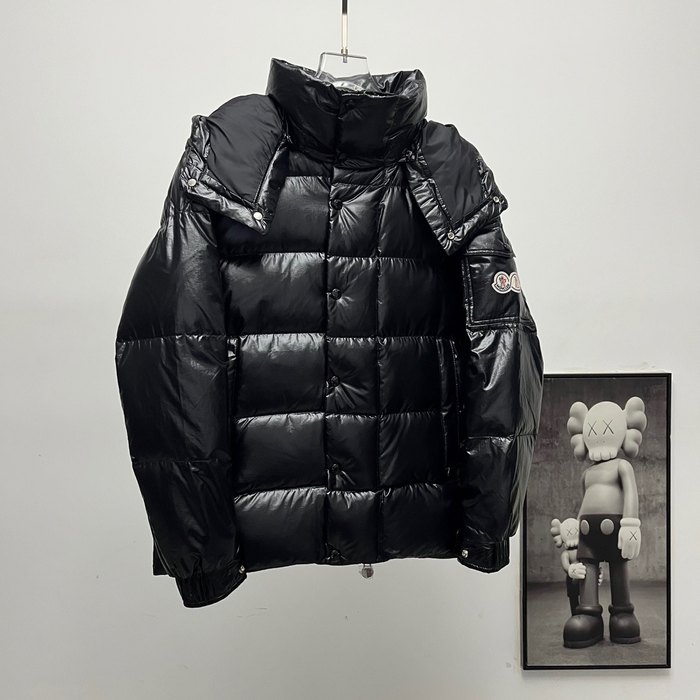 Clothing Moncler 70th Anniversary Hooded Down Jacket Black