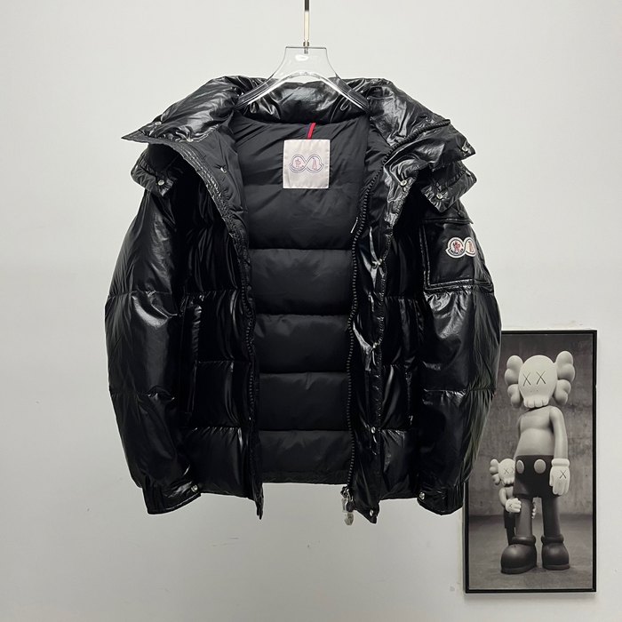 Clothing Moncler 70th Anniversary Hooded Down Jacket Black