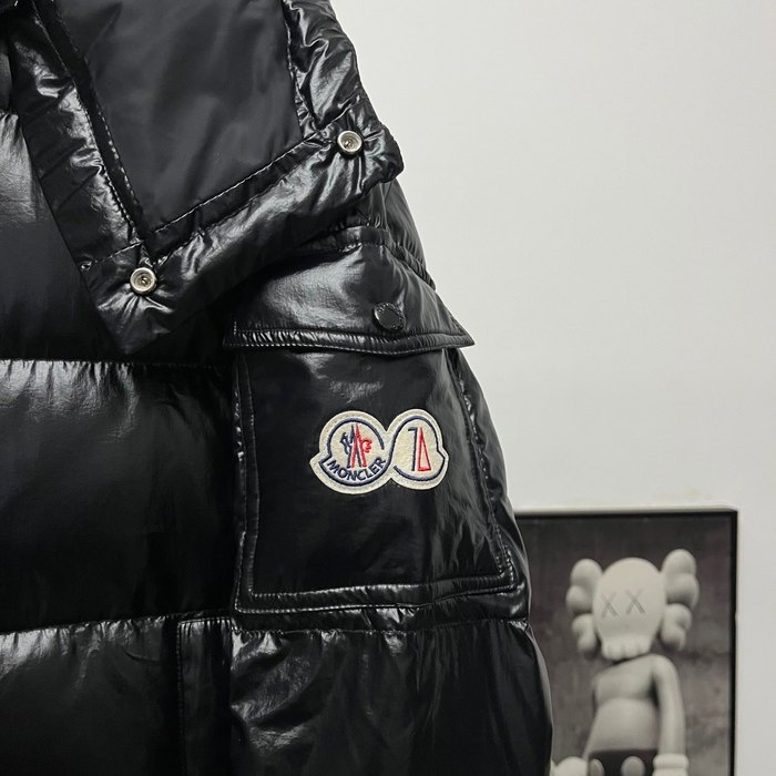 Clothing Moncler 70th Anniversary Hooded Down Jacket Black