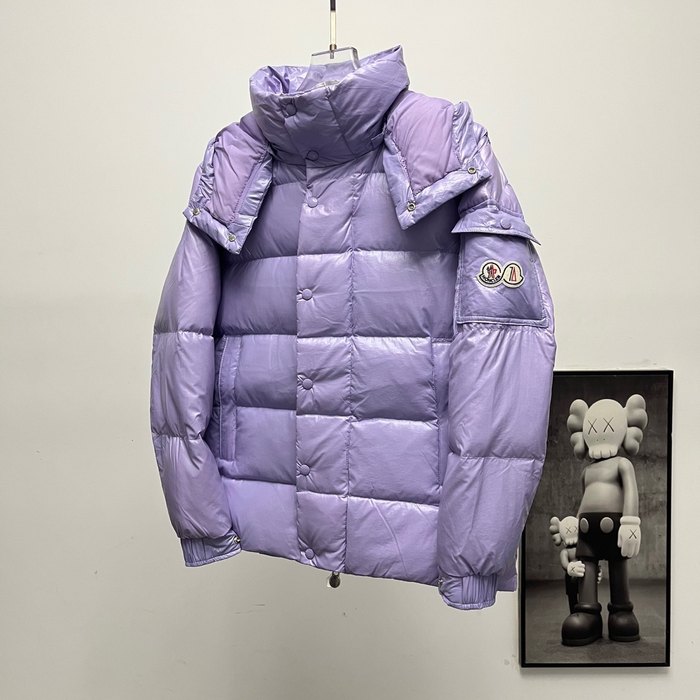 Clothing Moncler 70th Anniversary Hooded Down Jacket Blue