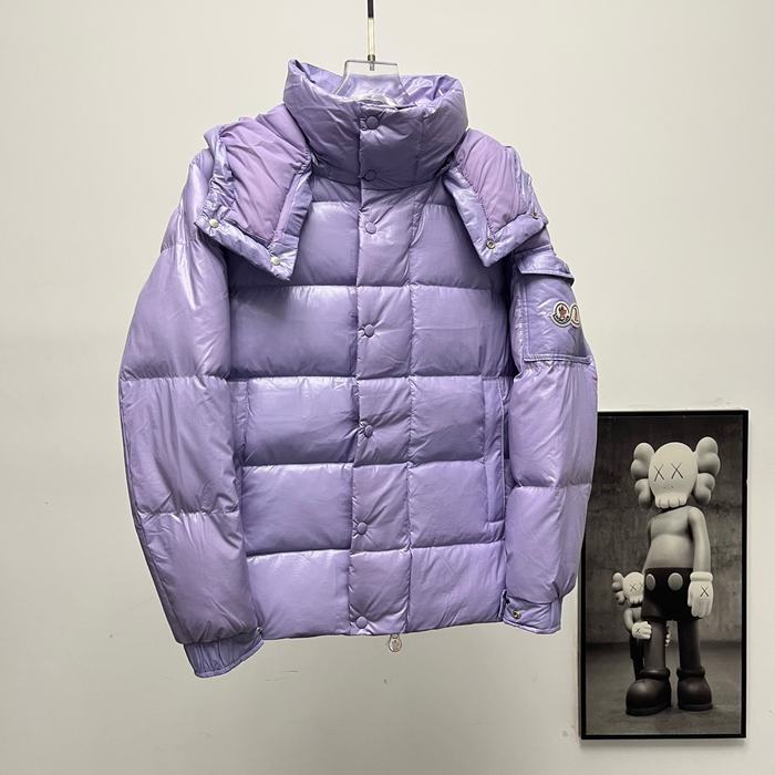 Clothing Moncler 70th Anniversary Hooded Down Jacket Blue