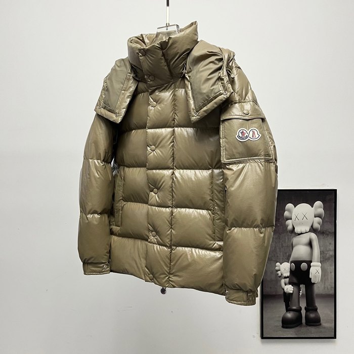 Clothing Moncler 70th Anniversary Hooded Down Jacket Brown