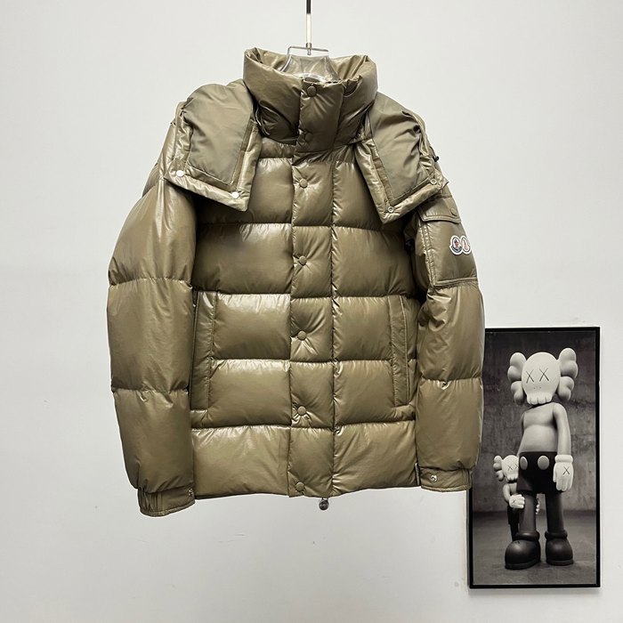 Clothing Moncler 70th Anniversary Hooded Down Jacket Brown