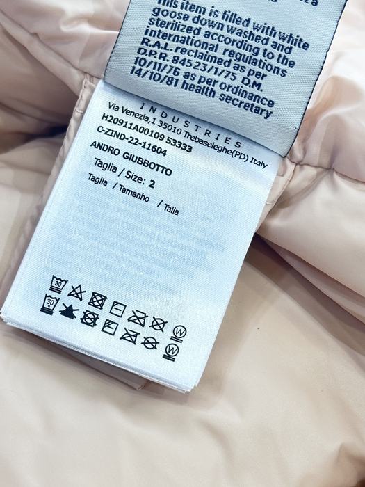 Clothing Moncler Andro short down jacket Beige