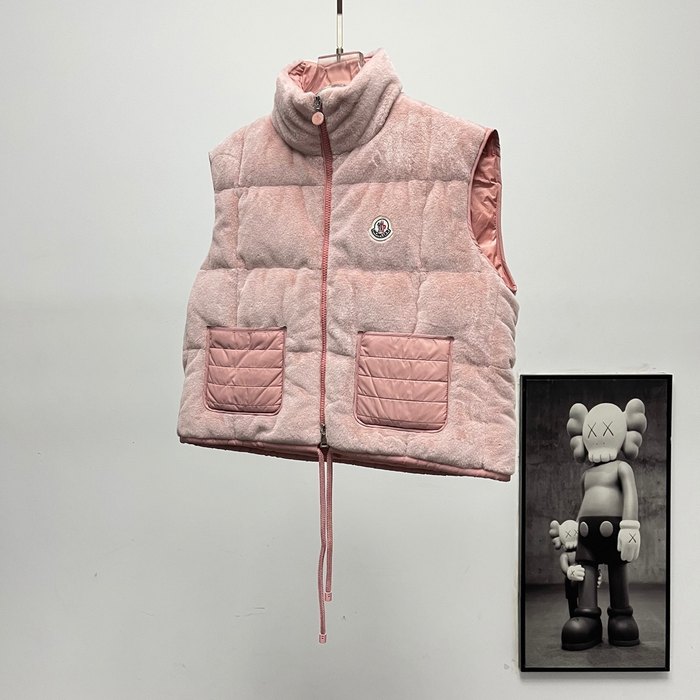 Clothing Moncler Arques down vest Beige