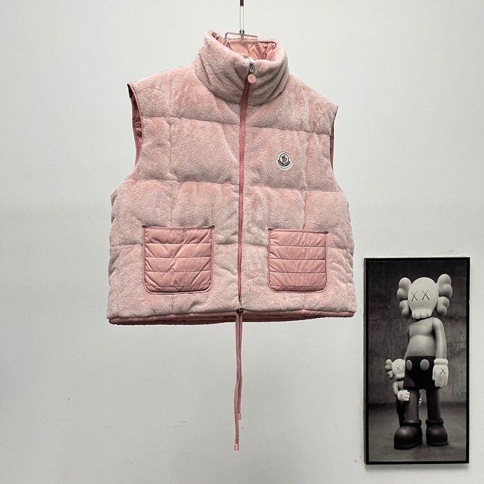 Clothing Moncler Arques down vest Beige
