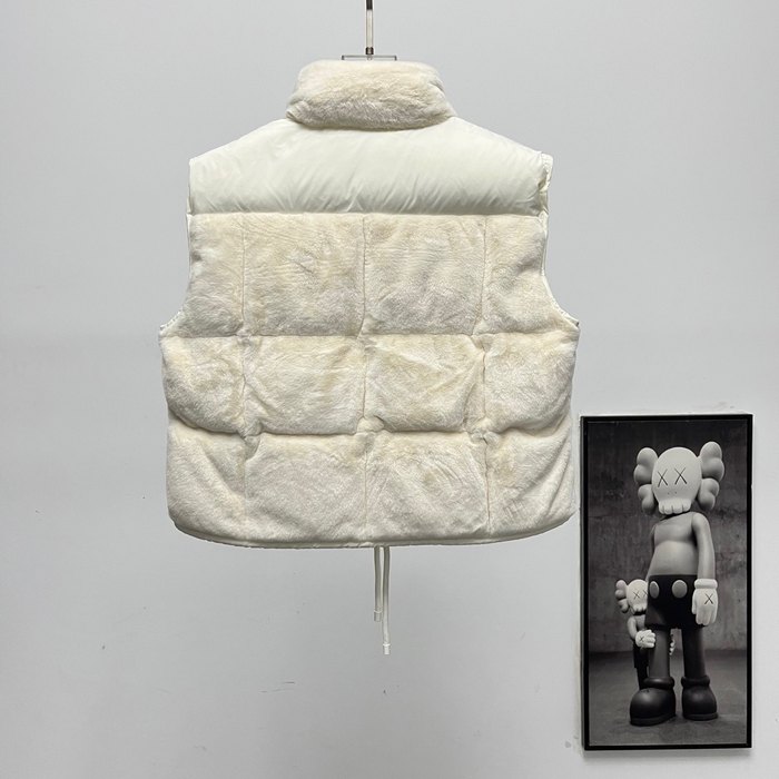 Clothing Moncler Arques down wool vest White