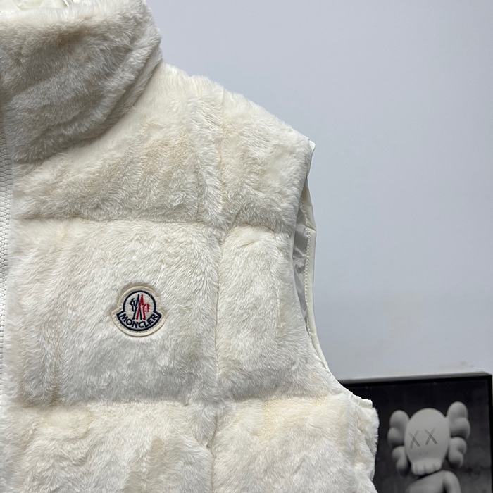 Clothing Moncler Arques down wool vest White