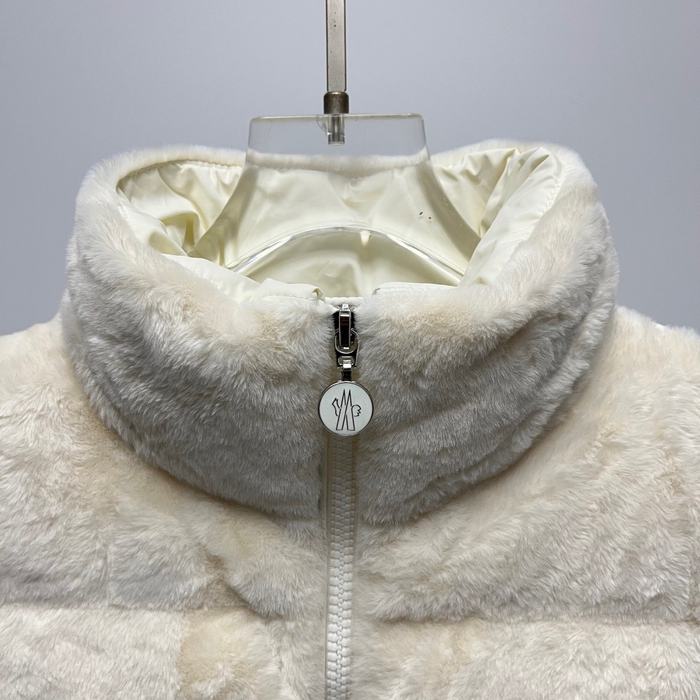 Clothing Moncler Arques down wool vest White