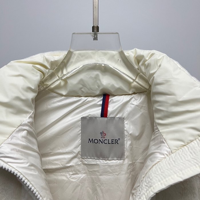 Clothing Moncler Arques down wool vest White
