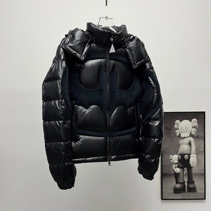 Clothing Moncler Batman Hooded Down Jacket Black