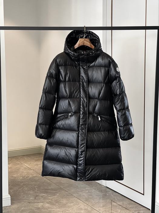 Clothing Moncler Bellevue long down coat Black