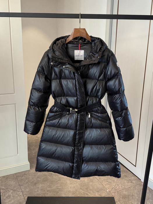 Clothing Moncler Bellevue long down coat Black