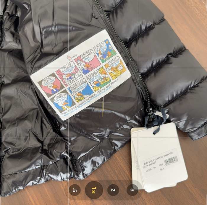 Clothing Moncler Body short down jacket Black