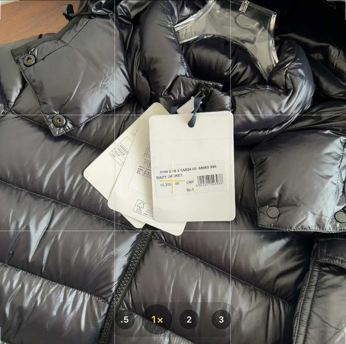 Clothing Moncler Body short down jacket Black