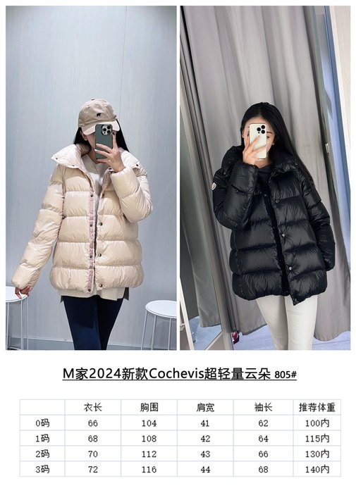 Clothing Moncler Cochevis down jacket Beige