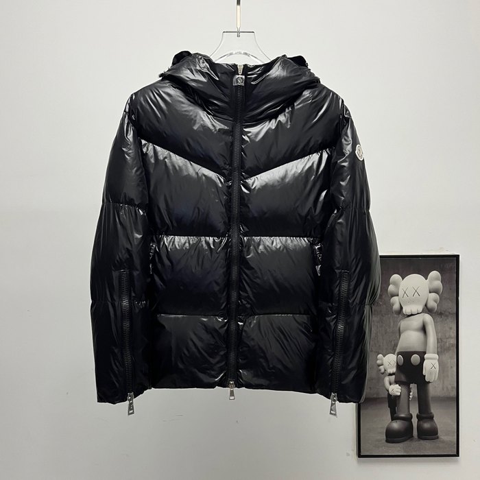 Clothing Moncler Huppe down jacket Black