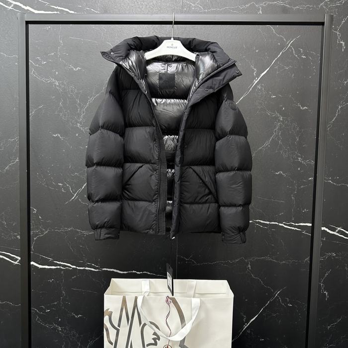 Clothing Moncler Madeira short down jacket Black