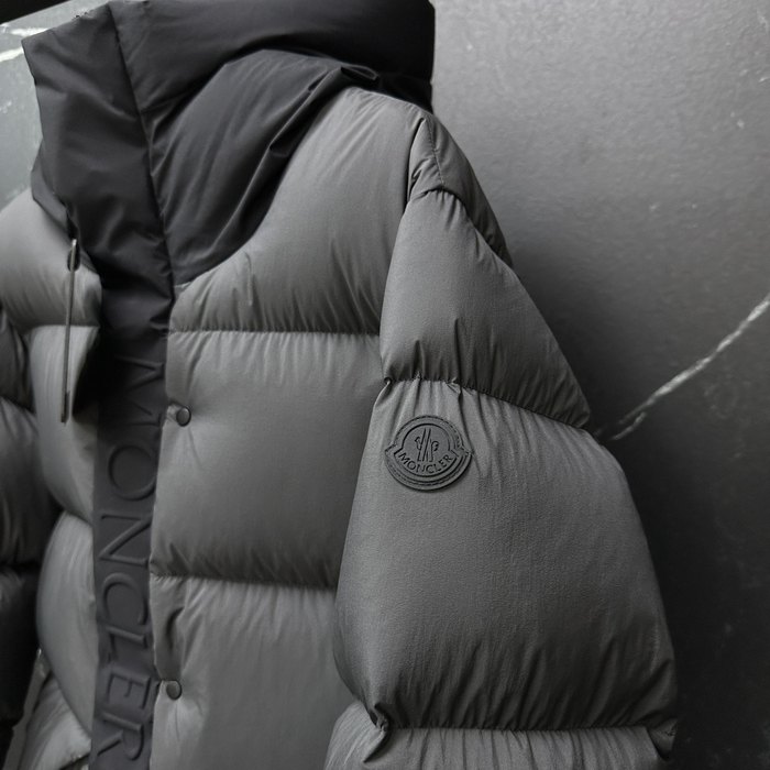 Clothing Moncler Madeira short down jacket Grey