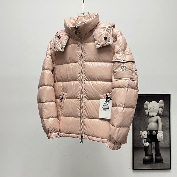 Clothing Moncler Maya hooded down jacket Beige