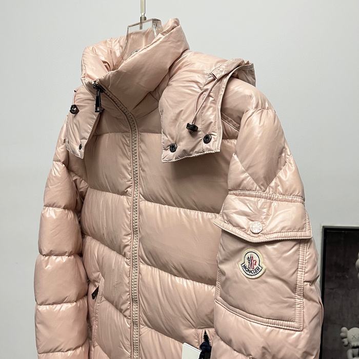 Clothing Moncler Maya hooded down jacket Beige