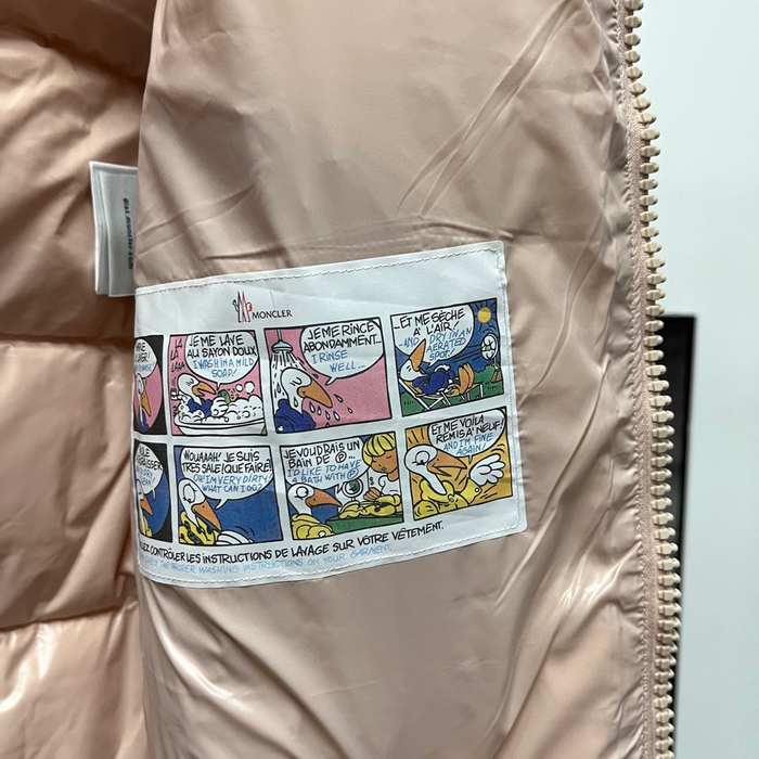 Clothing Moncler Maya hooded down jacket Beige