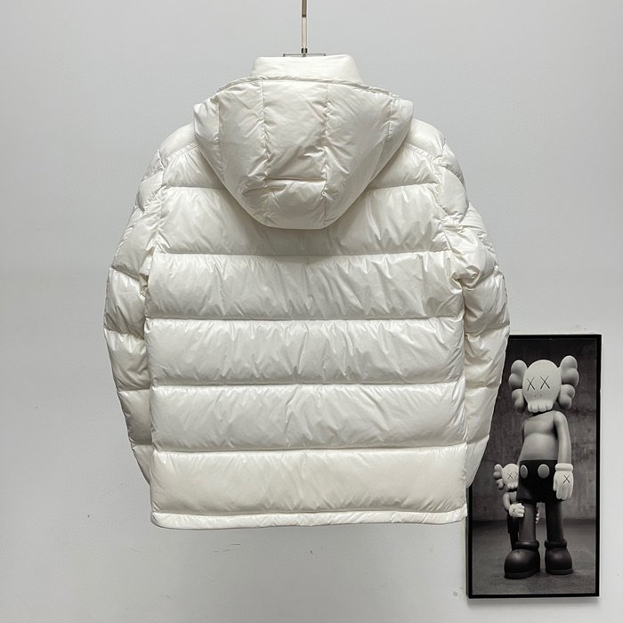 Clothing Moncler Maya hooded down jacket White