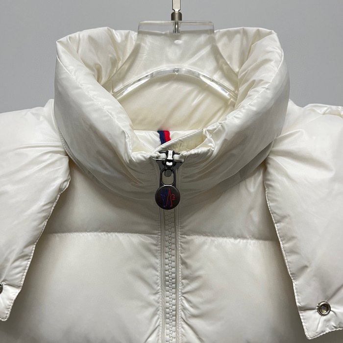 Clothing Moncler Maya hooded down jacket White