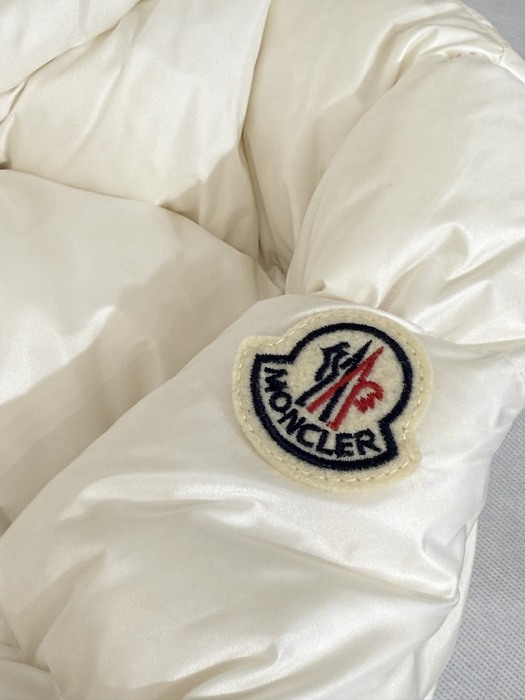 Clothing Moncler belted down jacket White