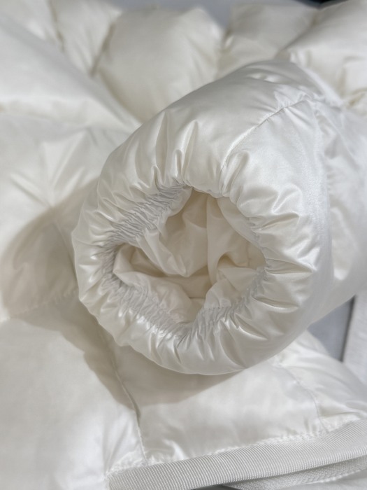 Clothing Moncler belted down jacket White