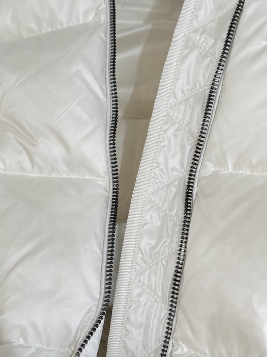Clothing Moncler belted down jacket White